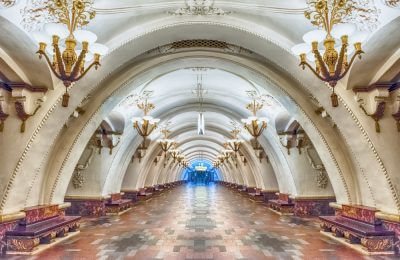 Arbatskaya subway station in Moscow