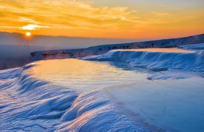 Sunset at Pamukkale (Turkey)