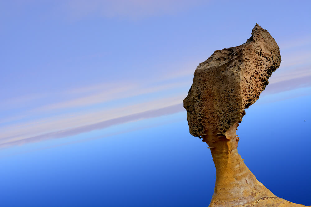 Queen Rock in Yehliu Geopark, Taiwan