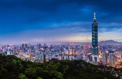 cityscape of Taipei, Taiwan:Taipei City View at Night